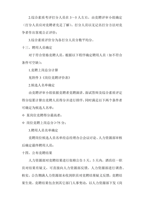 岗位竞聘实施专项方案.docx