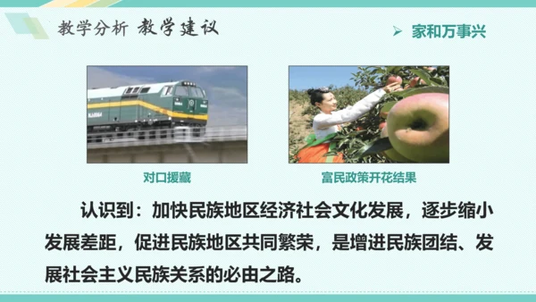 第七课 中华一家亲 教学分析课件-2022-2023学年道德与法治九年级上册(共28张PPT)