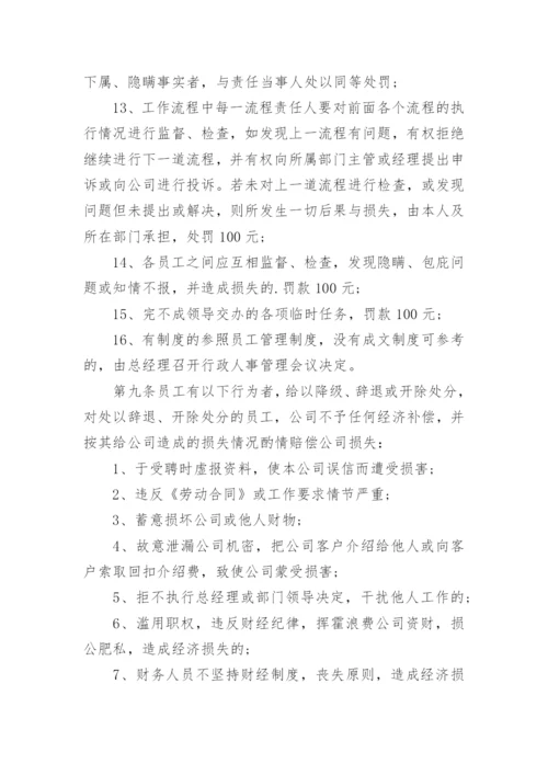 公司员工奖惩管理制度.docx