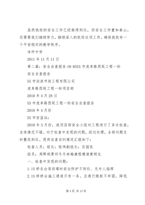 安全自查报告11.docx
