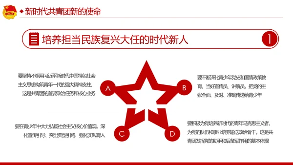 青春心向党建功新时代弘扬共青团使命团课PPT