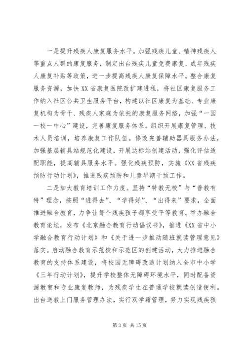 残联XX年工作计划格式.docx