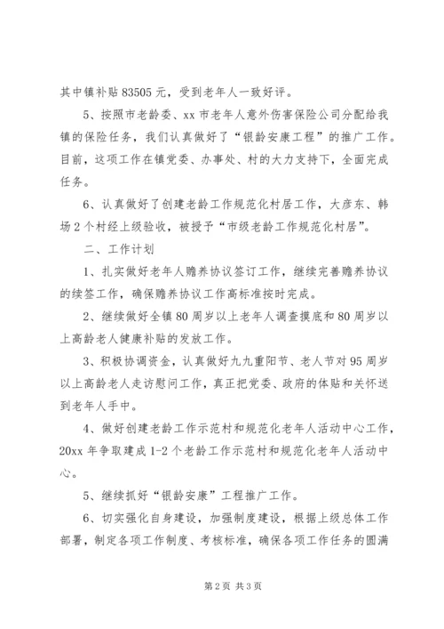 乡镇老龄委工作总结及工作计划范文.docx