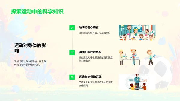 体育运动科学课PPT模板