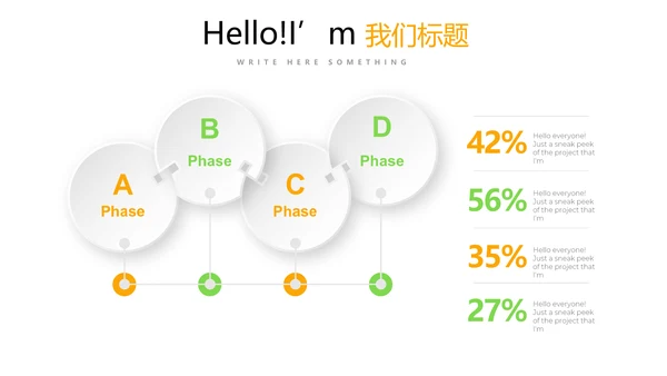 简约时尚大气商务风通用PPT动态模板