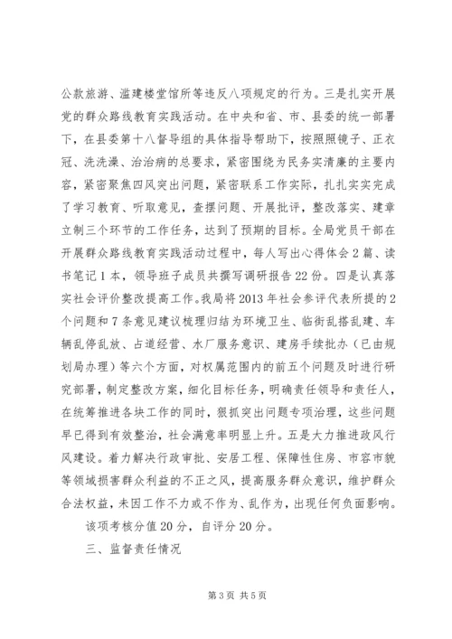 年度党风廉政建设自检自查报告.docx