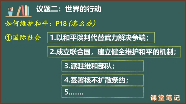 2.1 推动和平与发展 课件（29张PPT）
