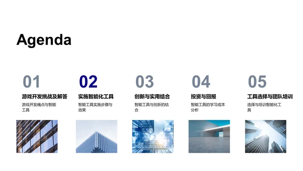 智能工具在游戏开发中的应用PPT模板