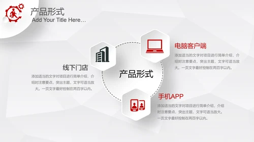 微立体2019商业计划书项目融资PPT模板
