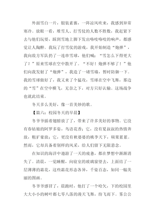 写冬景的作文500字.docx