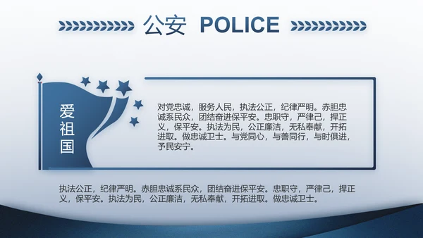 警察教育整顿心得体会动态PPT模板