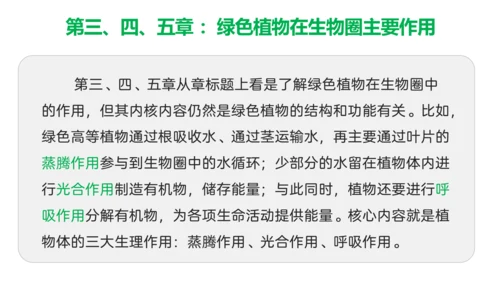 第三单元 生物圈中的绿色植物（单元解读课件）-七年级生物上册同步备课系列（人教版）