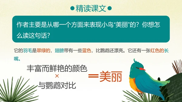部编版三年级上册《搭船的鸟》