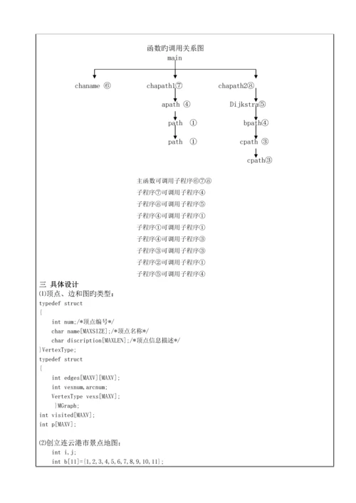 数据结构优质课程设计基础报告.docx