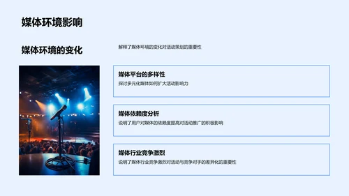 媒体活动策划分析PPT模板