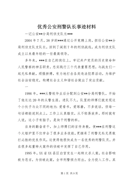 优秀公安刑警队长事迹材料_1.docx