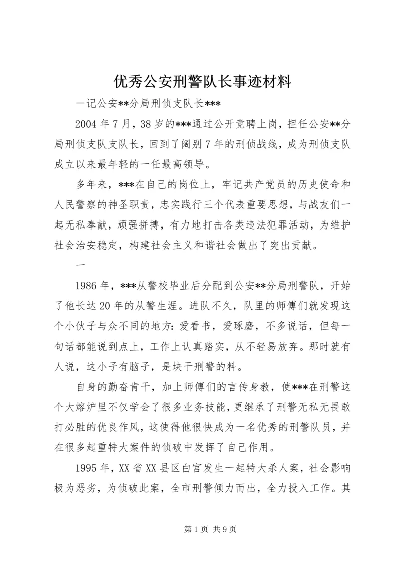 优秀公安刑警队长事迹材料_1.docx