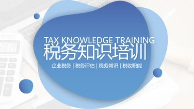 税务税法普及财务知识培训PPT模板