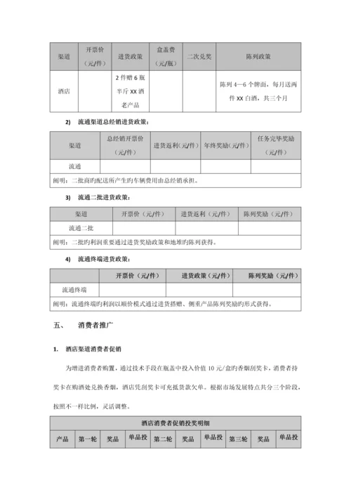 白酒新产品上市方案.docx