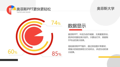 创意扁平风艺术学科毕业答辩PPT模板