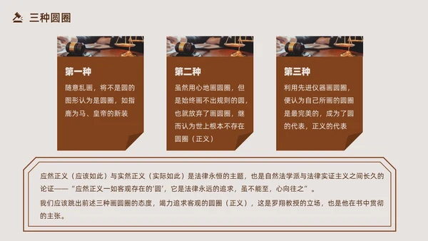 圆圈正义读书分享PPT
