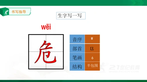 19.古诗二首 生字动画课件