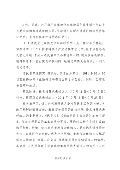 关于做好人大换届选举工作的意见.docx