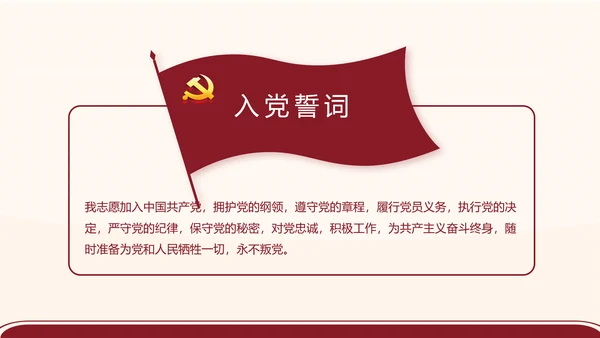 红色简约党支部委员会会议总结PPT