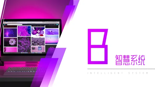 互联网网络智慧系统PPT模板