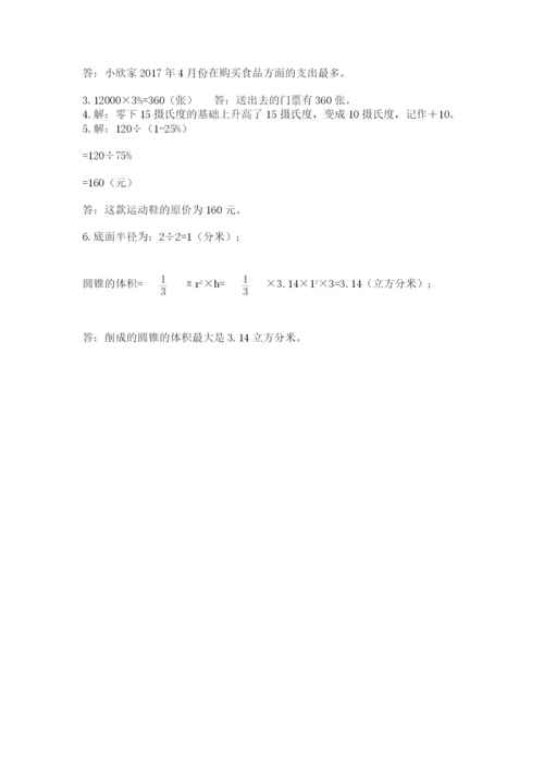 成都外国语学校小升初数学试卷及参考答案1套.docx