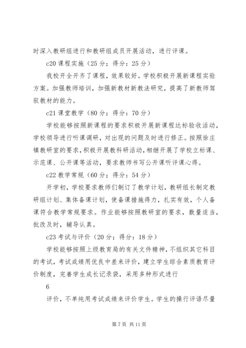 学校办学水平评估自评报告.docx