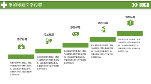 绿色唯美医疗医生工作总结医疗报告PPT模板