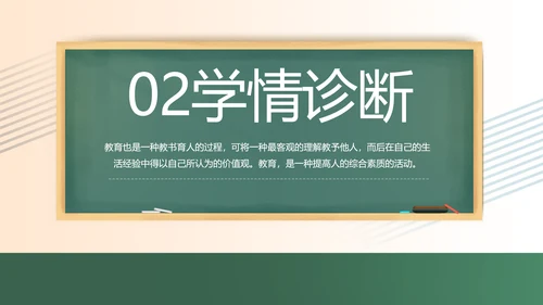 黑板风学校教学工作汇报PPT动态