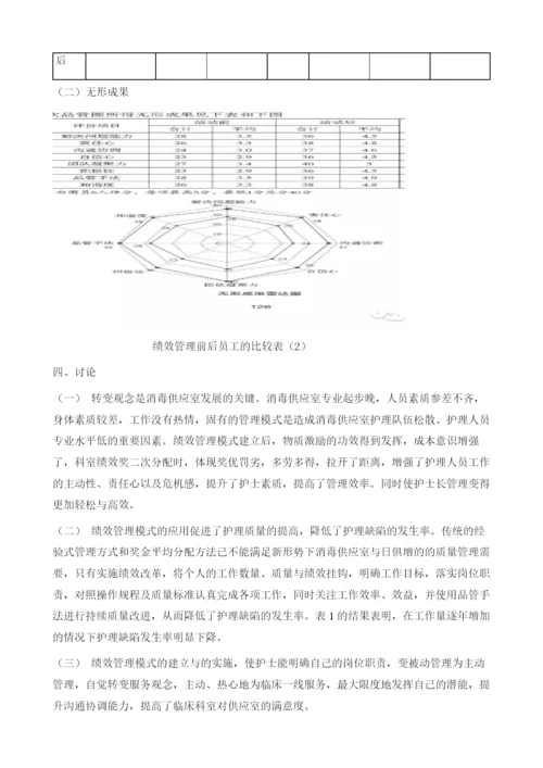 消毒供应室绩效管理模式建立与探讨1.docx