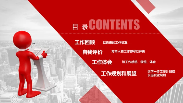 微立体竞聘报告求职个人简历PPT模板