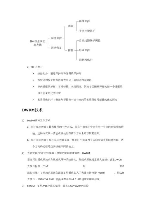 2023年通信中级工程师传输与接入实务笔记.docx