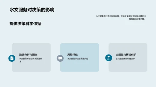 水文服务：科学决策的利器