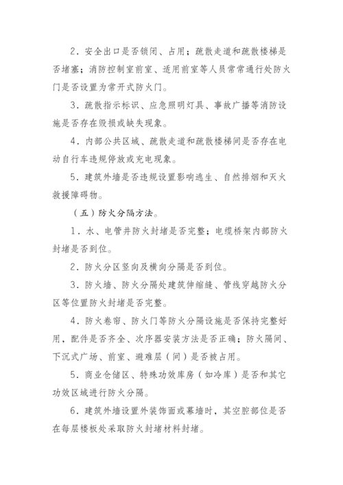 大型商业综合体和商场市场消防安全工作专业方案.docx