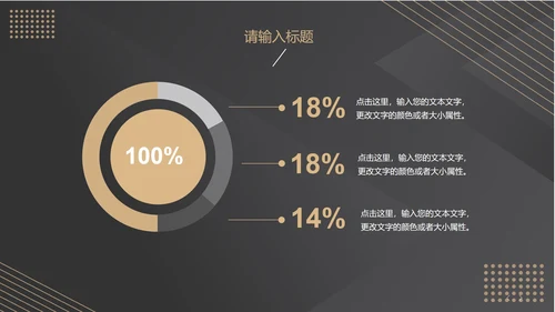 黑色高端商务总结汇报PPT模板
