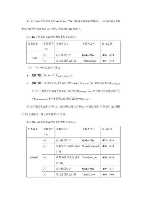 中国联通四驻留比优化指导手册.docx