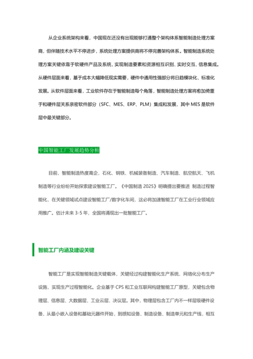 智能制造系统解决专业方案和智能工厂发展趋势.docx