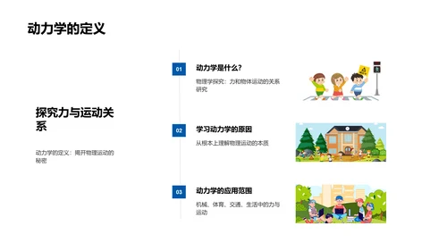 动力学应用课堂PPT模板