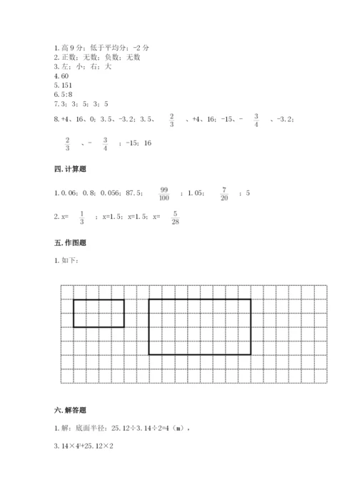 北京版六年级下册期末真题卷精品及答案.docx