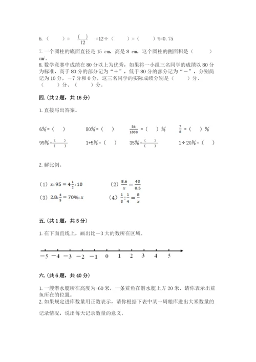 小学毕业班数学检测题精品（实用）.docx