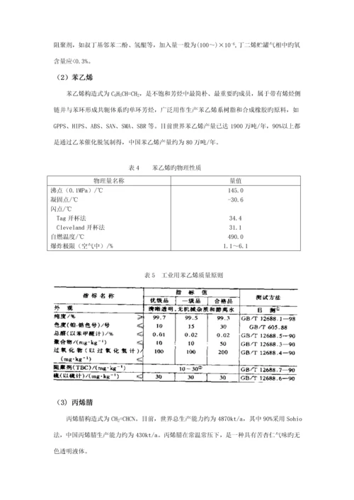 30万吨年ABS树脂乳液聚合生产车间的标准工艺设计.docx