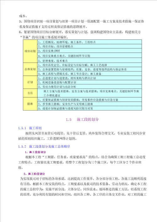 1施工组织总设想