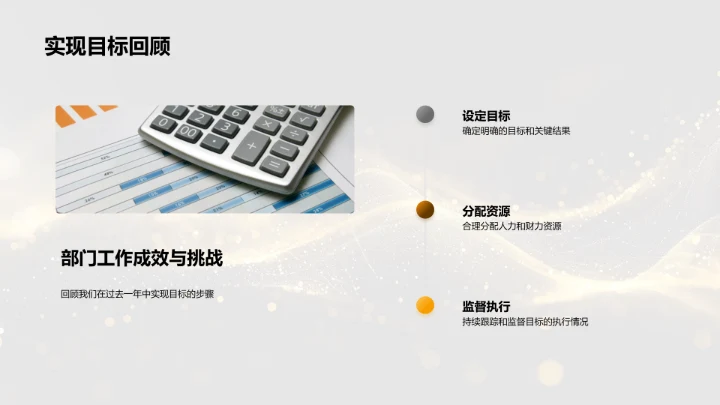 金融部门工作报告