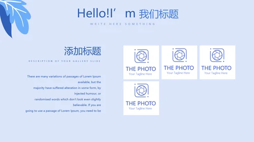 蓝色医疗院长工作总结动态PPT