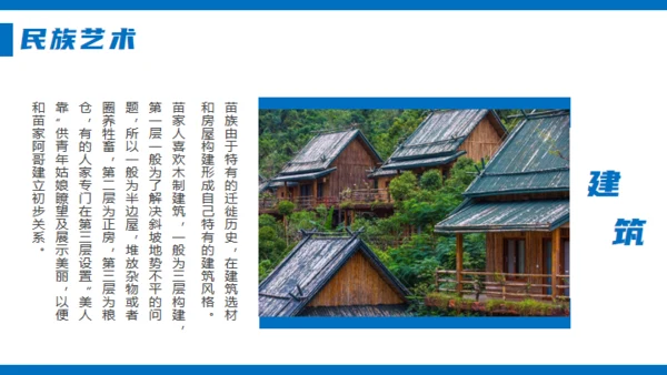 苗族风情文化介绍通用PPT模板