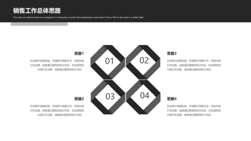 酷黑上半年年中总结PPT模板工作总结汇报